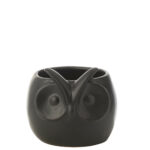 Osłonka (doniczka) sowa czarna